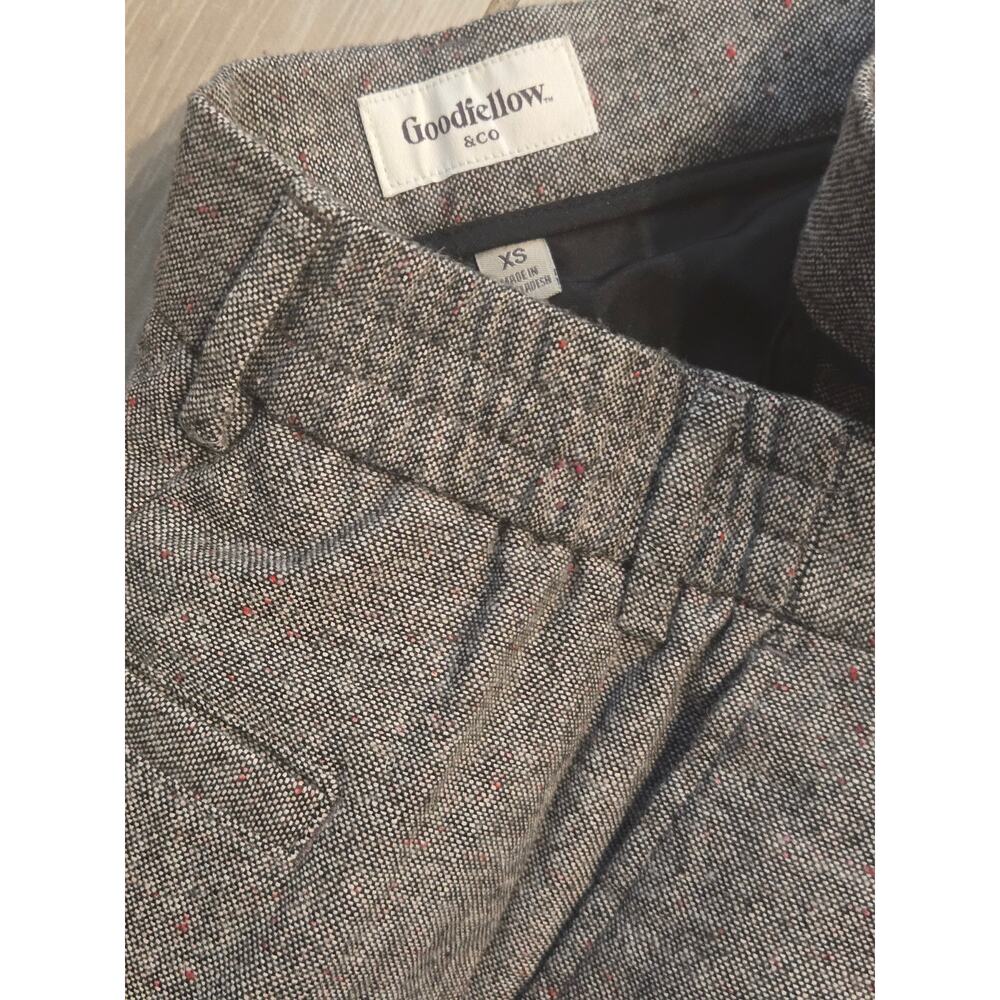 Goodfellow & Co Men's Pull-On Pleated Trousers Size: XS Color: Grey Tweed - Picture 7 of 10